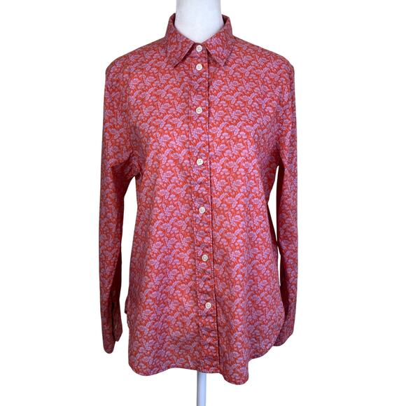 J. Crew Liberty Fabric Slim-Fit Button-down Shirt in Toutouayette Fabric Red - Picture 5 of 16